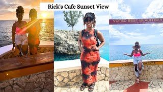 Ricks Cafe Negril Jamaica Beach Bar  Cliff Jump Sunset View world famous bar and more [upl. by Laamaj490]