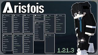 The Most OP Minecraft 1213 Hacked Client  ARISTOIS Client [upl. by Mara]