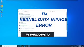 Fix Kernel Data Inpage ERROR In Windows 1011  2023 [upl. by Kornher468]