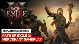 Path of Exile 2  Mercenary Gameplay Walkthrough [upl. by Oirobil]