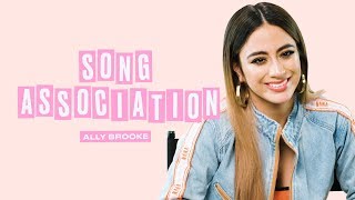 Ally Brooke Sings Lady Gaga Rihanna and More in a Game of Song Association  ELLE [upl. by Oisangi948]