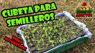 🌱 CONSTRUIR SEMILLEROS AUTORIEGO 🌱  Huertos Urbanos e Invernaderos [upl. by Nylirret]