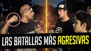 Las Batallas más AGRESIVAS y de TENSIÓN en la HISTORIA del Freestyle [upl. by Mount338]