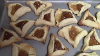 Making Hamantaschens for Purim also known as Hamans Hats [upl. by Herriott641]