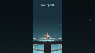 Getting a Gourgeist in Pokemon Go pokemon pokemongo pokémon [upl. by Ramin170]