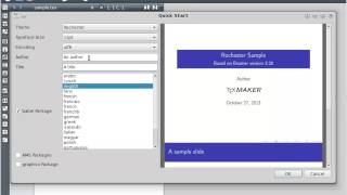 texmaker beamer [upl. by Savick]