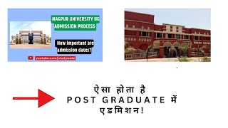 Nagpur University Pg Admission How to take admission in PG Rtmnu [upl. by Ellissa]