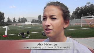 Occidentals Alex Nicholson talks about game winner [upl. by Paehpos]