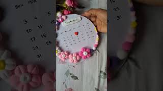 special date calendar craft। ক্লে দিয়ে ক্যালেন্ডার তৈরির আইডিয়া। Sharmin Chowdhury । [upl. by Georgina]