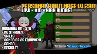 Personal Build Mage Lv290 quot Magembel Edition quot  Toram Online [upl. by Eelan]