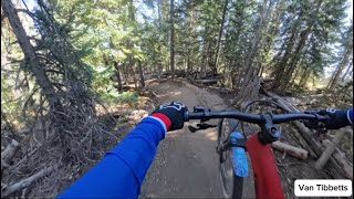 Sunrise Bike Park Warmup Insta 360 X4 [upl. by Joao724]