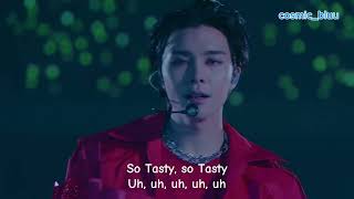 NCT 127  quotTasty 貘quot EASY LYRICS  Lirik NCT 127 quotTasty 貘quot LIVE NEOCITY [upl. by Adnilab]