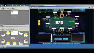 The robot plays in the poker room IDN PLAY 9 max cash games [upl. by Aromat]