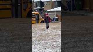 JJ Arriving Home From The School Bus family familyvlog familyvloggers schoollife [upl. by Anhcar]