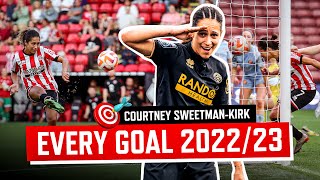 Courtney SweetmanKirk  Every Goal 202223 🎯 [upl. by Ynnos]