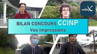 Concours CPGE 2020 Vos impressions sur CCINP prépas MPPCPSI [upl. by Decrem]