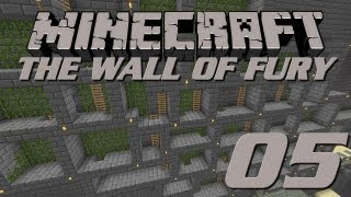 Minecraft Challenge  The Wall of Fury 5  La crise de la quarantaine dobstacles [upl. by Damahom]