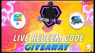 FREE FIRE LIVE CUSTOM ROOM GIVEAWAY  FF LIVE TEAM CODE GIVEAWAY  FF LIVE GIVEAWAY [upl. by Sloan]