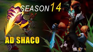 AD SHACO JUNGLE in season 14 [upl. by Bogusz]