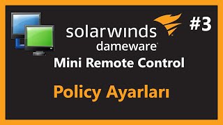 Domain Ortamları İçin Policy Ayarları  Dameware Mini Remote Control  Ders 3 [upl. by Ahsiened369]