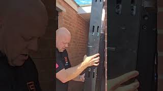 The Ultimate secure door lathams steel security door security doors fixitwithfowler [upl. by Ariet]