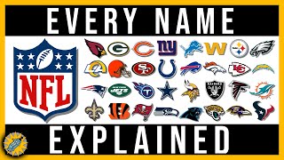 How It Was Named  NFL Teams [upl. by Lalage]