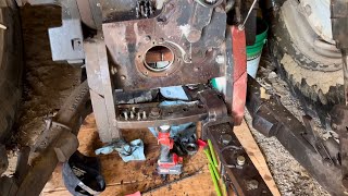 Allis Chalmers 8010 dual pto seal replacement [upl. by Elohc936]