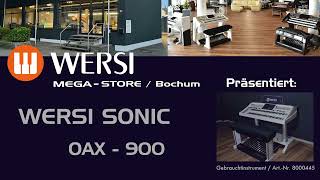 WERSI SONIC OAX900 PerlmuttWeiß Gebrauchtinstrument [upl. by Seira]