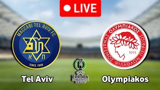 Maccabi Tel Aviv Vs Olympiakos Piraeus Live Match 🔴 [upl. by Kissner]