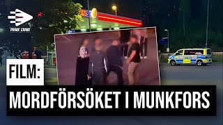 FILM MORDFÖRSÖKET I MUNKFORS  MAN KNIVHUGGEN VID OKQ8 [upl. by Sirroned]