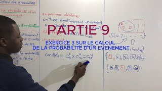 EXERCICE 3 SUR LE CALCUL DE LA PROBABILITE DUN EVENEMENT TERMINALE [upl. by Halonna]