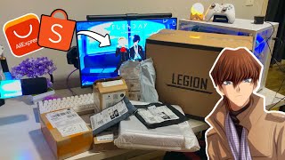 MEGA UNBOXING da Black Friday do Aliexpress 1111 e Shopee PCzão da Esposa tá Vindo [upl. by Shank]