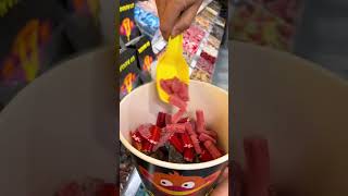 🟡💥ASMR SOUR GUMMIES CANDY trending ytshorts candy [upl. by Ecyor169]