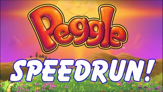 Peggle Deluxe Speedrun  All Levels Full Cleared NG  23226 [upl. by Anyg]