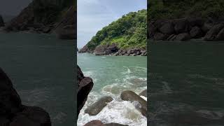 Goa Canacona Beach 🏝️ green beach water goa southgoa shorts [upl. by Screens898]