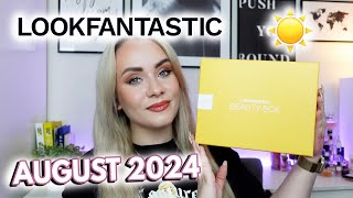 SNEAK PEEK LOOKFANTASTIC BEAUTY BOX AUGUST 2024 UNBOXING ☀️ MISS BOUX [upl. by Jedediah]