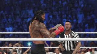 Rey Mysterio call The Head of The Table Roman Reigns for a Fight on Elimination Chamber 2K24 [upl. by Raffaello966]