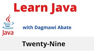 29 Learn Java with DagmawiAbate Object Encapsulation Amharic [upl. by Peih]