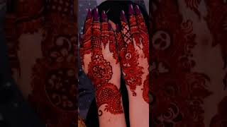 🤗🤭Short video new stlish mehendi🥰 design back hand part design 2024 tranding virel [upl. by Ennaisoj]