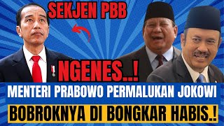 NGENES  JOKOWI DI PERMALUKAN MENTERI PRABOWO BOBROKNYA DI BONGKAR HABIS [upl. by Neelyak]