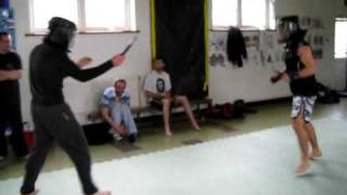 Combat Silat  Kali  Knife Sparring [upl. by Gelman98]