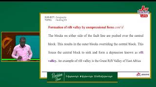 SHS Revision Show  Geography  Faulting 2 7  06  23 [upl. by Vitoria]