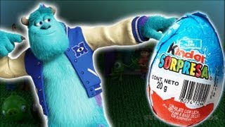 Sulley and Mike Wazowski surprise eggs toys  Monsters University [upl. by Ulla666]