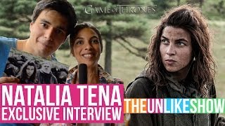 Exclusive Interview with Natalia Tena  Game of Thrones  The Unlike Show [upl. by Sakovich]