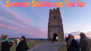 Facebook Live Climbing Glastonbury Tor Summer Solstice 2024 [upl. by Arakihc]