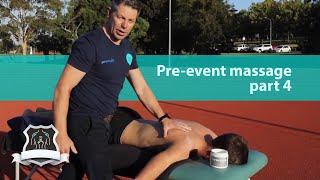 Treating the upper body  Preevent massage part 4 [upl. by Rubliw]