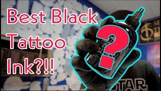 What is the BEST Black Tattooing Ink [upl. by Joktan]