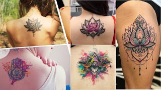 Lotus Flower Tattoo Design and Ideas [upl. by Esinart]