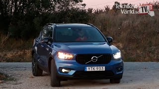 Volvo XC40 test drive Swedish [upl. by Alemap]