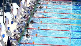 European Swimming Champs Budapest 2010 100m Back Semifinal 02mp4 [upl. by Atiseret]